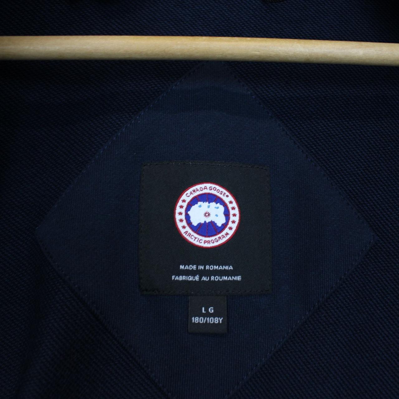 Canada Goose Navy Blue Huron Hybridge Down Quilted Jacket