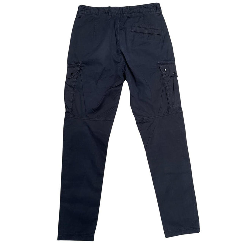 Stone Island SS 2021 Navy Blue RE-T Fit Cargo Trousers