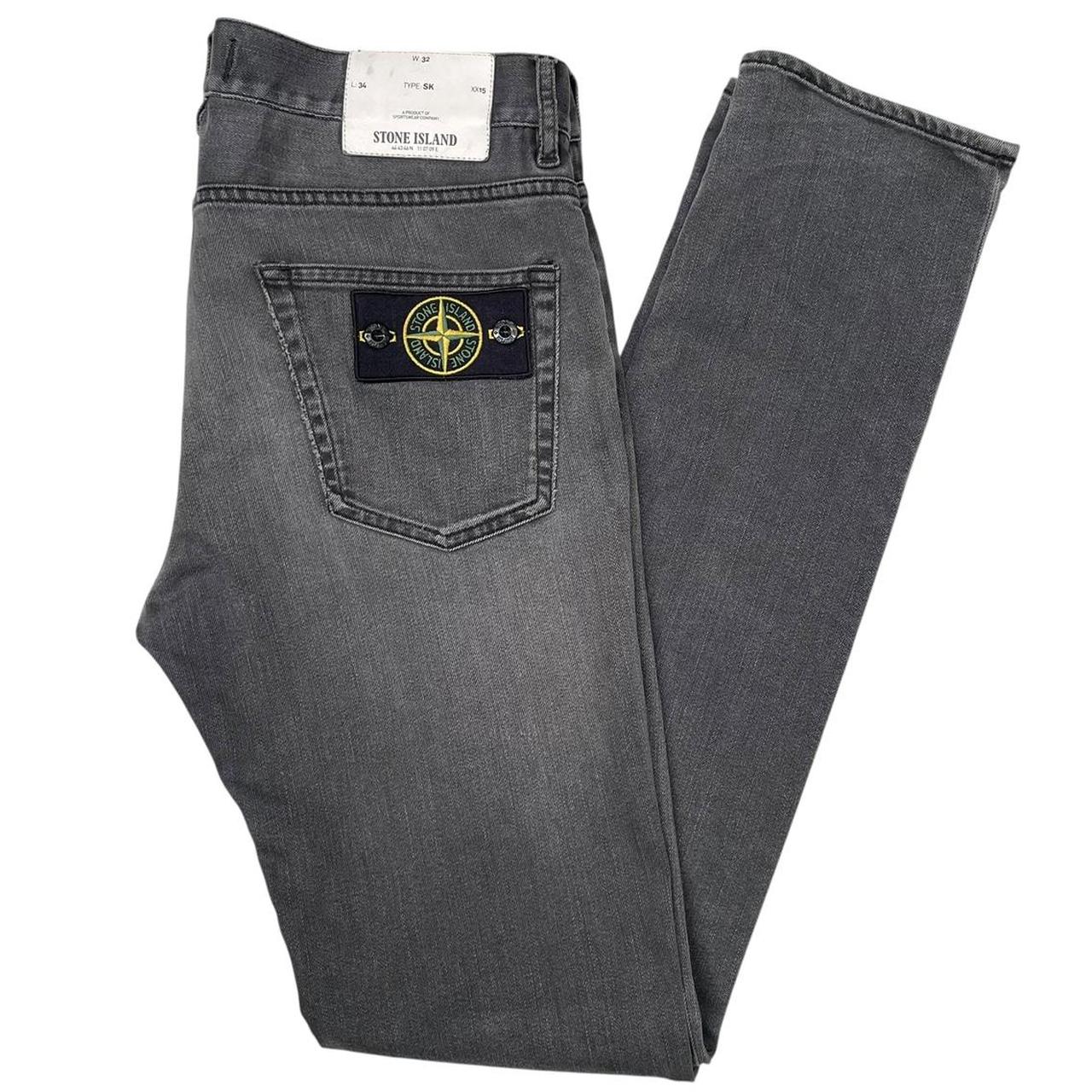 Stone Island AW 2015 Grey Skinny Fit Denim Jeans