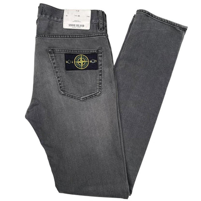 Stone Island AW 2015 Grey Skinny Fit Denim Jeans