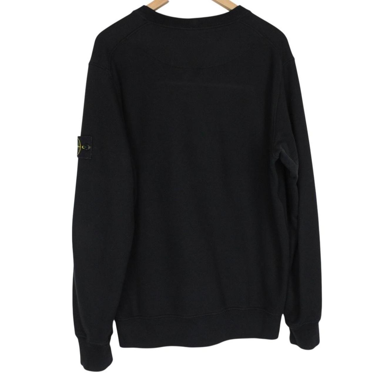Stone Island AW 2021 Black Cotton Sweatshirt Jumper