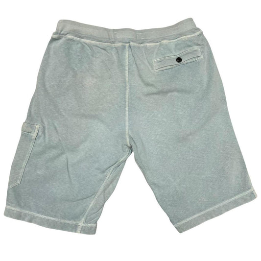 Stone Island SS 2017 Light Blue Cotton Jogger Shorts