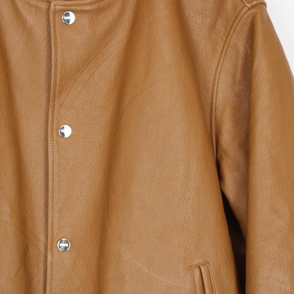 Kith for BMW Desert Brown Leather Bomber Jacket