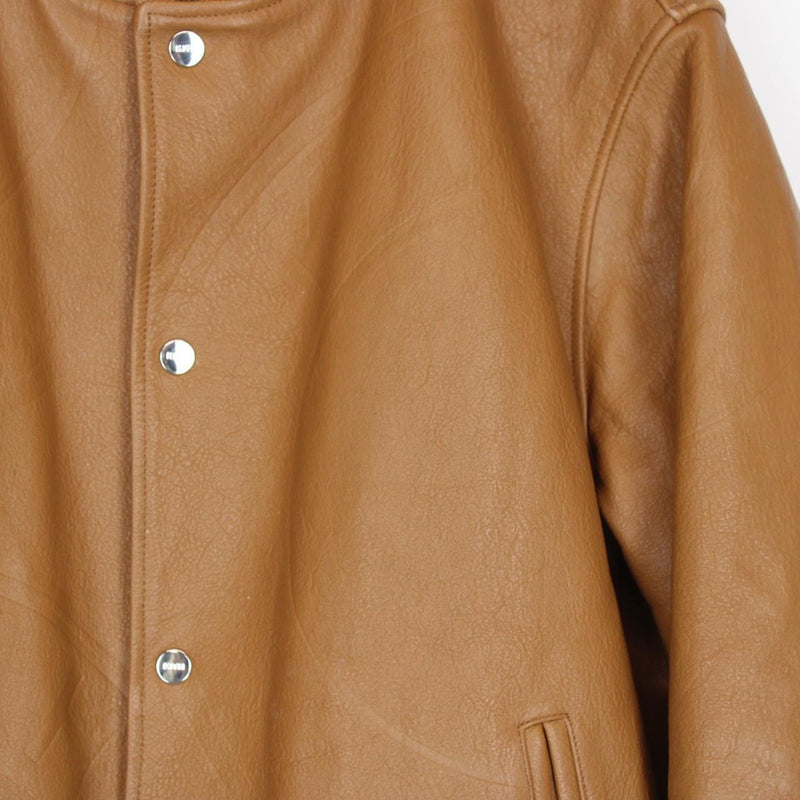Kith for BMW Desert Brown Leather Bomber Jacket