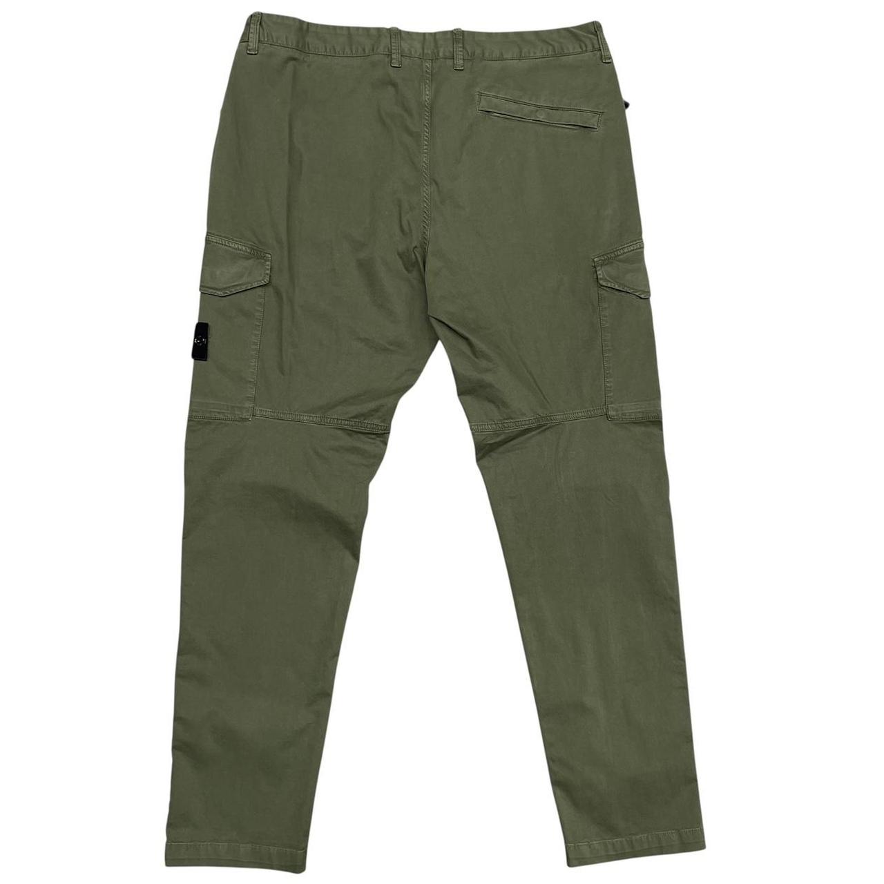 Stone Island SS 2020 Green RE-T Fit Cargo Trousers