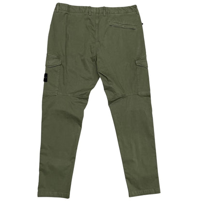 Stone Island SS 2020 Green RE-T Fit Cargo Trousers