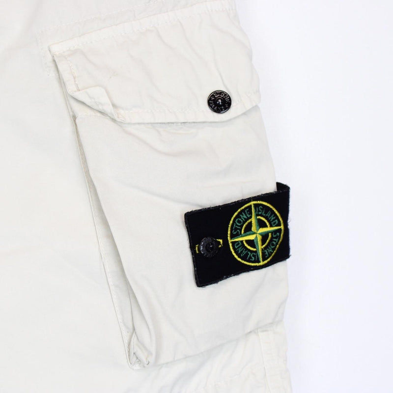 Stone Island SS 2019 Beige Bermuda Cotton Cargo Shorts