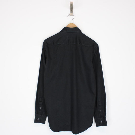 Prada Black Long Sleeve Cotton Shirt