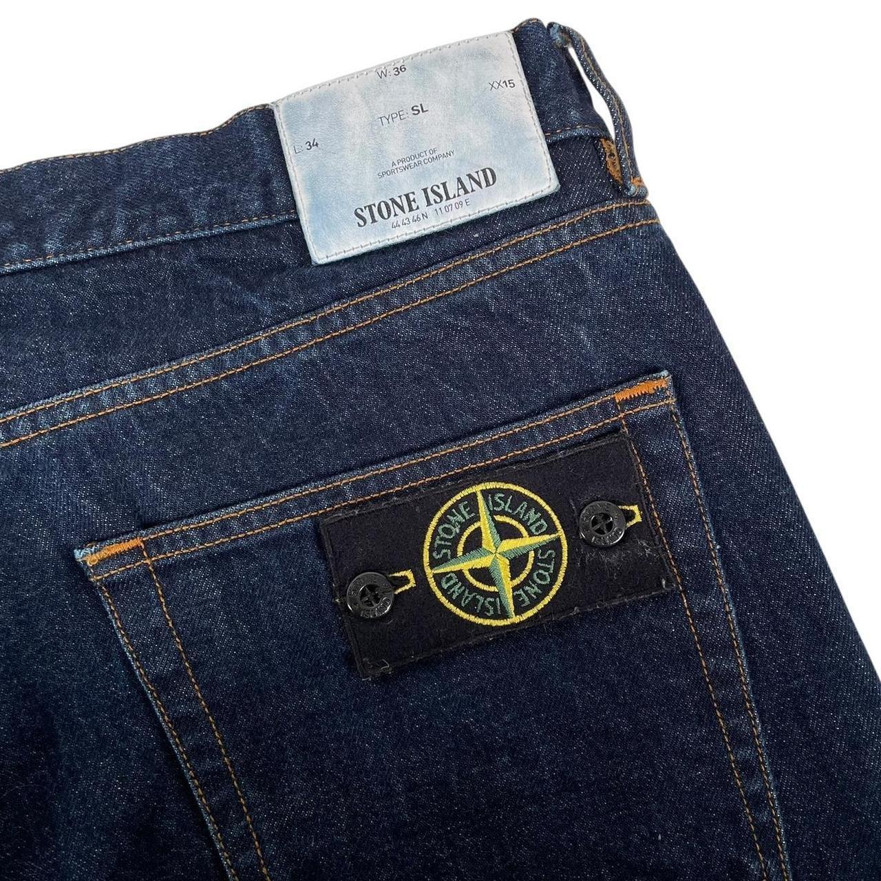 Stone Island AW 2016 Navy Blue Slim Fit Denim Jeans