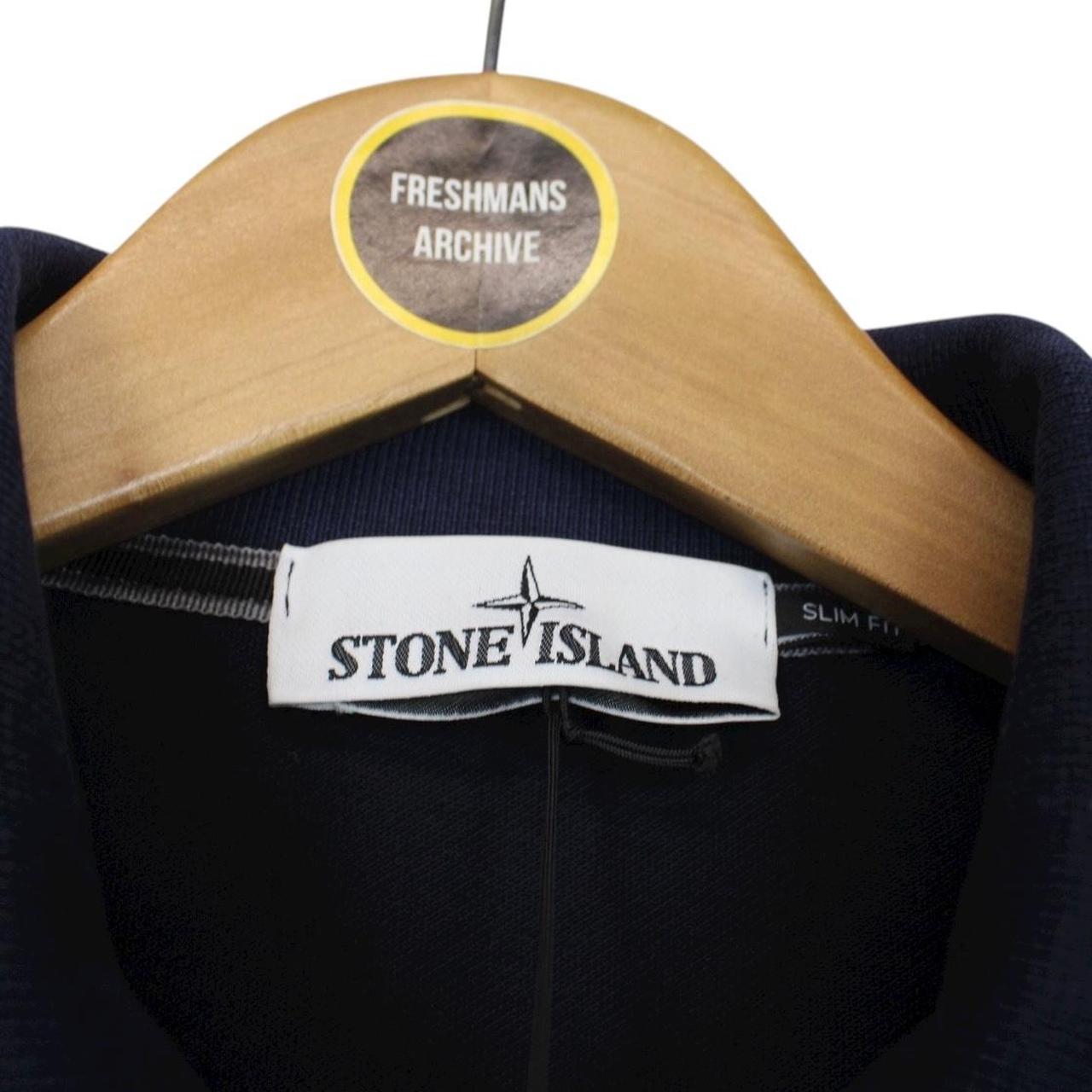 Stone Island SS 2018 Navy Blue Short Sleeve Compass Polo Shirt