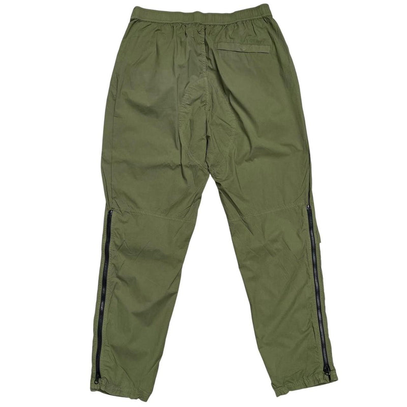 Stone Island SS 2022 Green and Black RE-T Fit Cargo Trousers