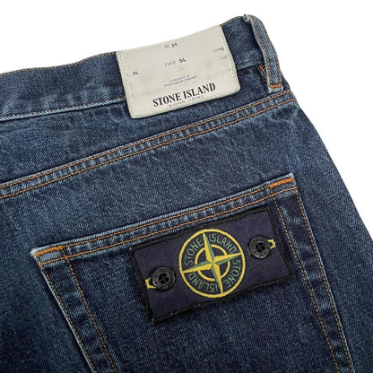 Stone Island SS 2016 Navy Blue Slim Fit Denim Jeans
