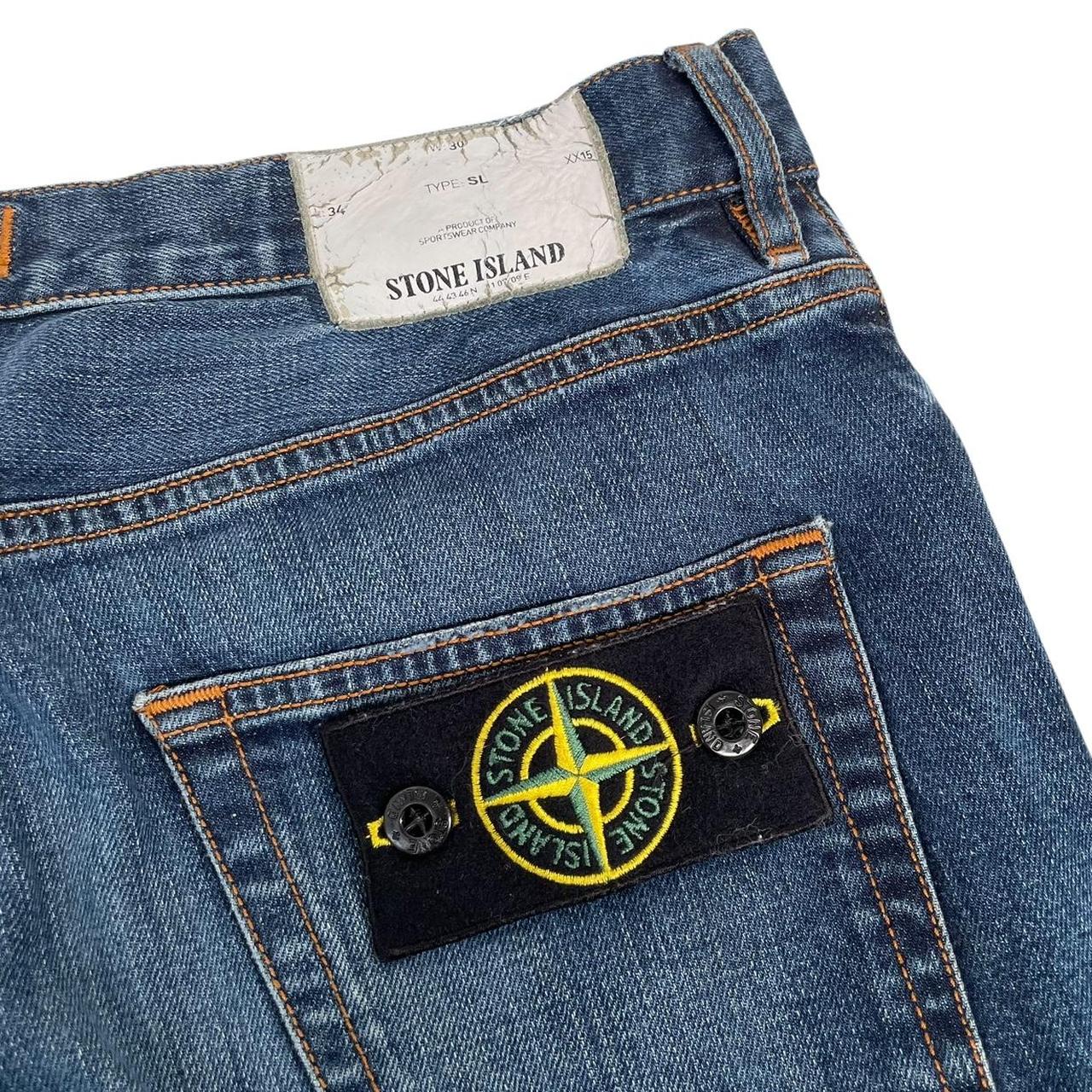 Stone Island AW 2014 Navy Blue Slim Fit Denim Jeans