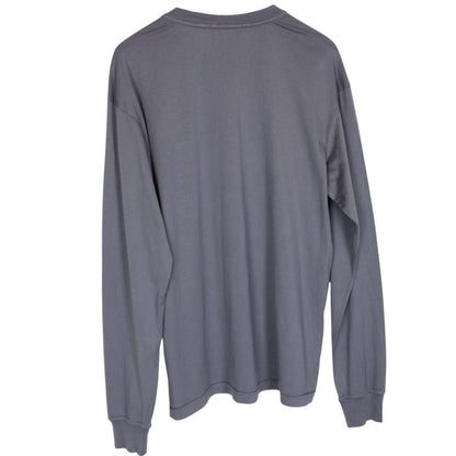 Stone Island SS 2021 Grey Long Sleeve Compass T-Shirt