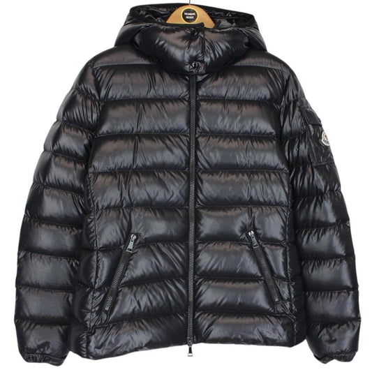 Moncler Bady Black Full Zip Short Down Puffer Jacket