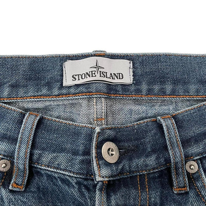 Stone Island SS 2017 Navy Blue Slim Fit Denim Jeans