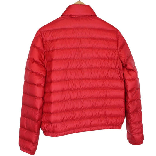 Moncler Tarn Red Full Zip Quilted Down Jacket
