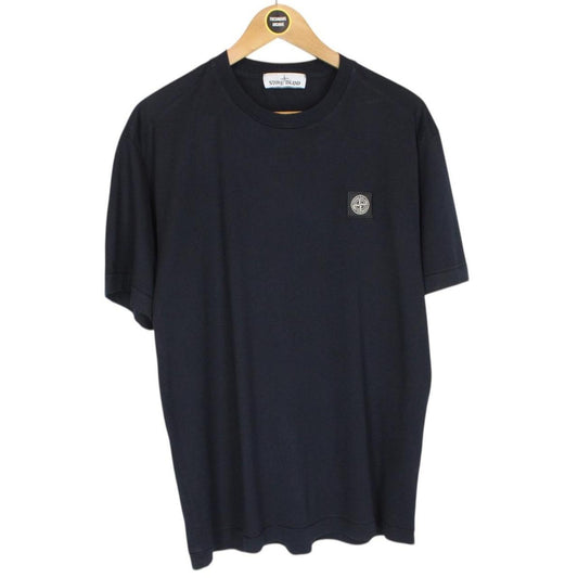 Stone Island Navy Blue Short Sleeve Compass T-Shirt