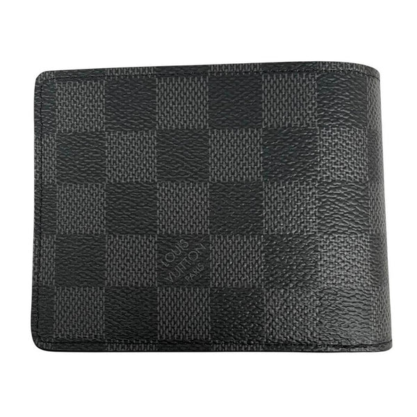 Louis Vuitton Multiple Graphite Grey Damier Monogram Leather Wallet