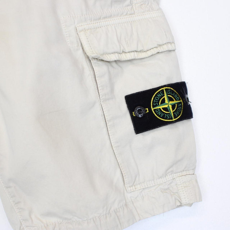 Stone Island SS 2016 Beige Bermuda Cotton Cargo Shorts
