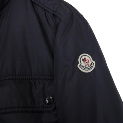 Moncler Amazzone Navy Blue Full Zip Multipocket Down Jacket