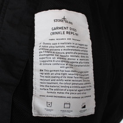 Stone Island SS 2023 Black Garment Dyed Crinkle Reps NY Jacket