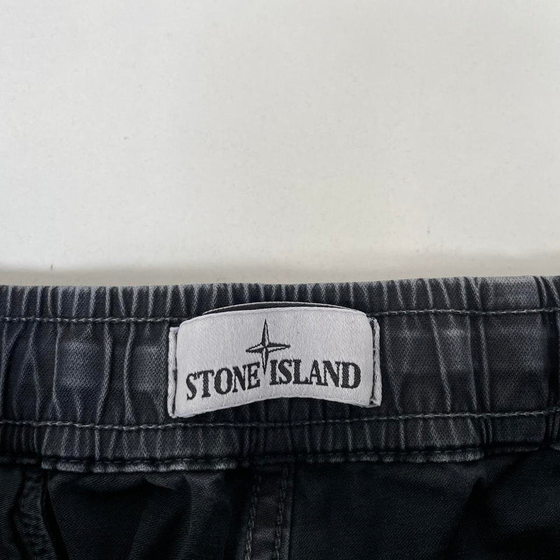 Stone Island AW 2021 Black RE-T Fit Cargo Trousers