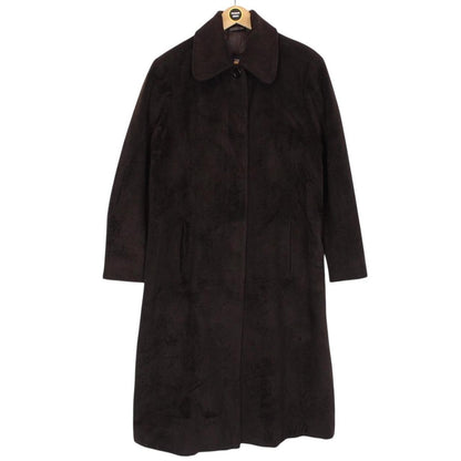 Vintage Burberry London Brown Cotton Blend Coat
