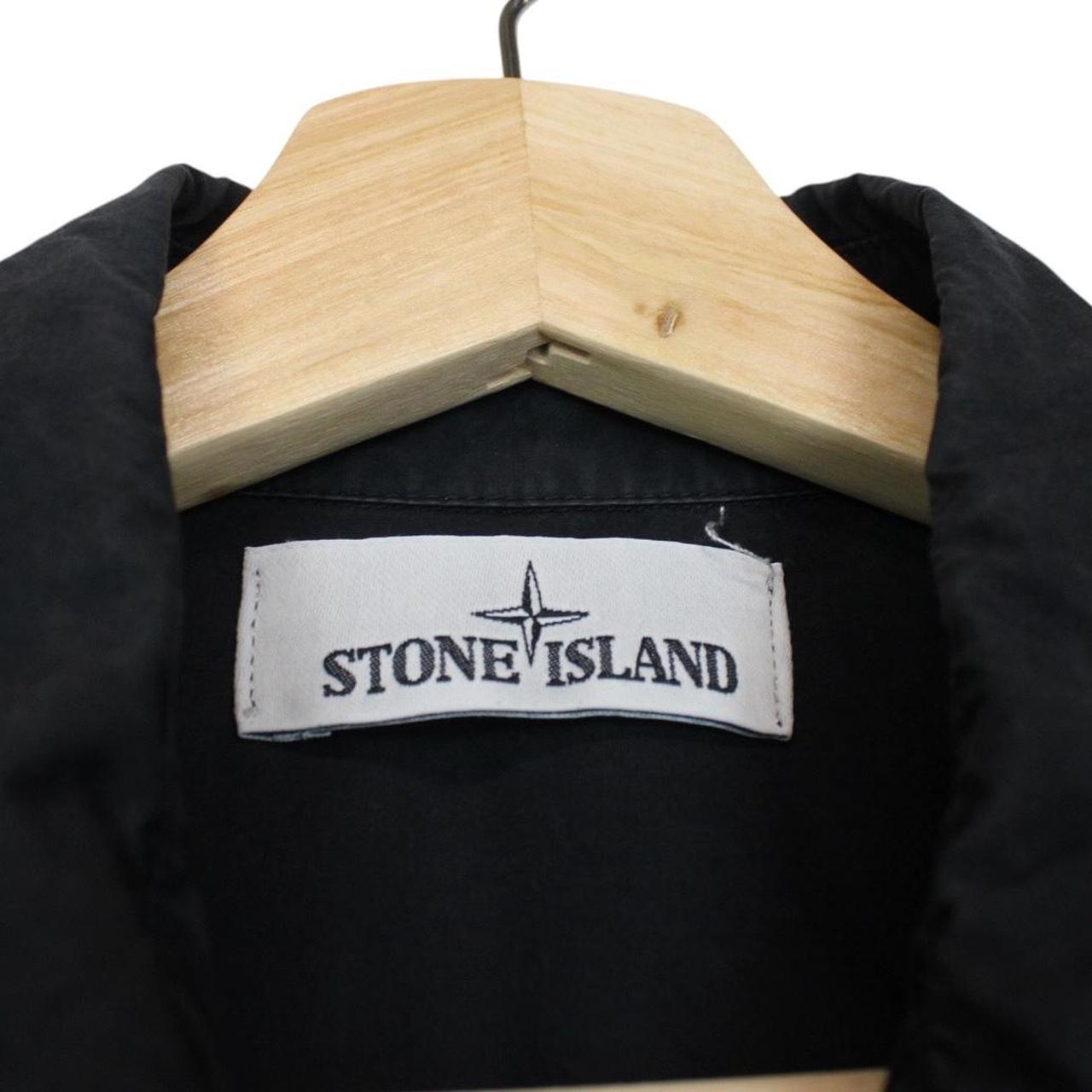 Stone Island SS 2017 Navy Blue Full Zip Cotton Overshirt Jacket