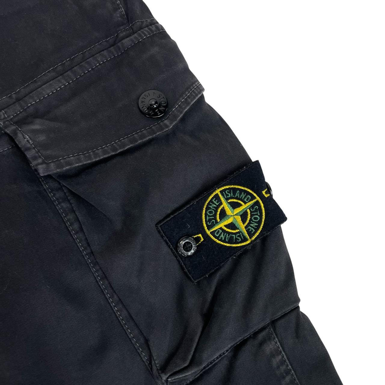 Stone Island AW 2018 Black Slim Fit Cargo Trousers
