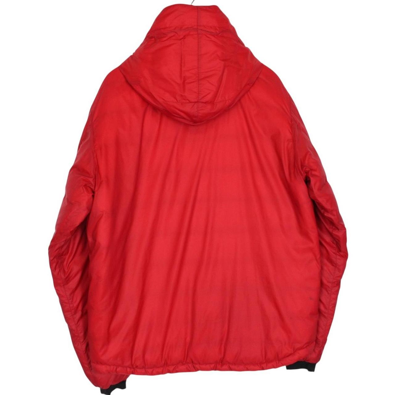Canada Goose Lodge Hoody Red Full Zip Down Jacket