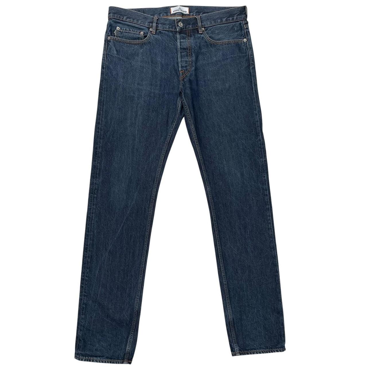 Stone Island AW 2014 Blue Slim Fit Denim Jeans