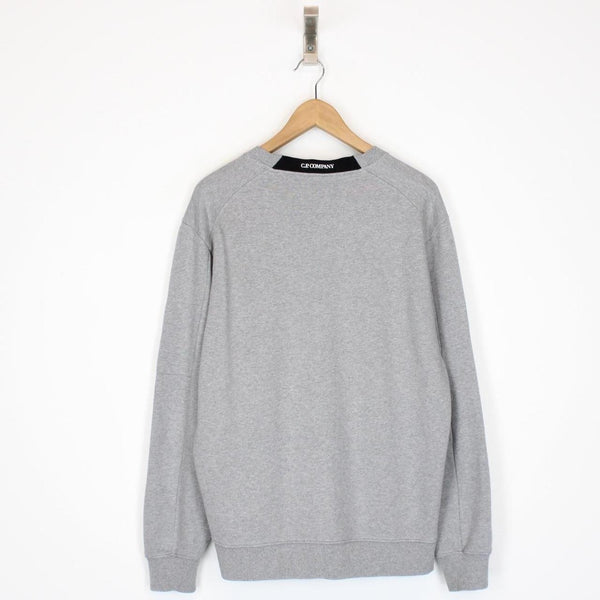 CP Company Grey Lens Sweatshirt Jumper
