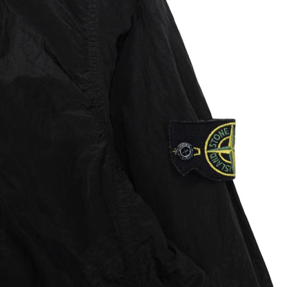 Stone Island SS 2018 Black Full Zip Nylon Metal Overshirt Jacket