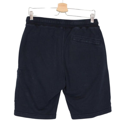 Stone Island SS 2021 Navy Blue Cotton Jogger Shorts
