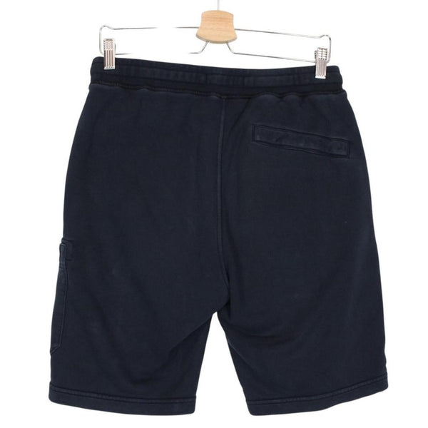 Stone Island SS 2021 Navy Blue Cotton Jogger Shorts