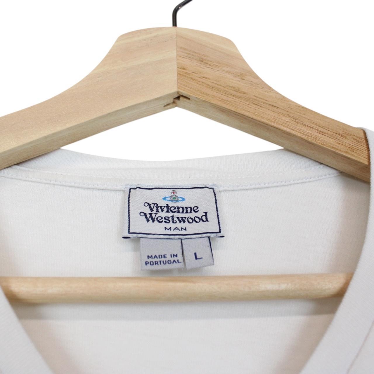 Vivienne Westwood White Short Sleeve Orb T-Shirt