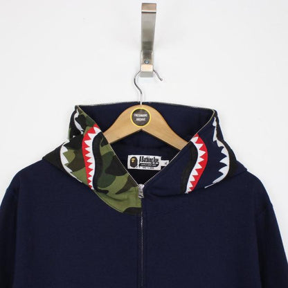 Bape Full Zip WGM Shark Hoodie Large – Freshmans Archive