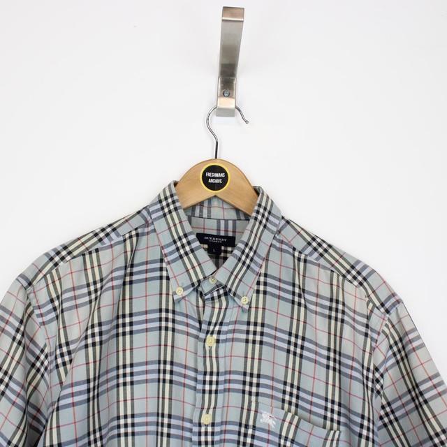 Burberry London Blue Nova Check Short Sleeve Shirt