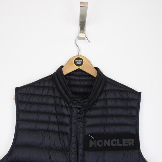 Moncler Black Down Roussilon Gilet / Bodywarmer Jacket