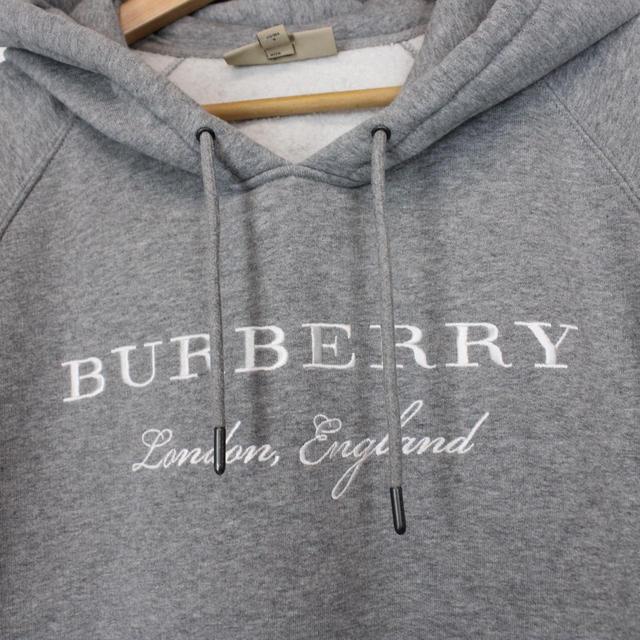 Burberry Logo Burberry London England Grey Sweatshirt Burberry