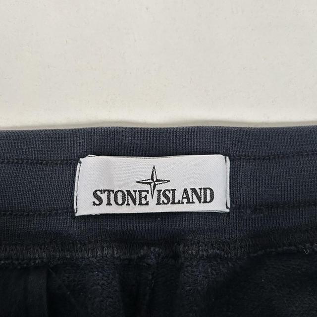 Stone Island SS 2018 Navy Blue Cotton Tracksuit Bottoms / Joggers