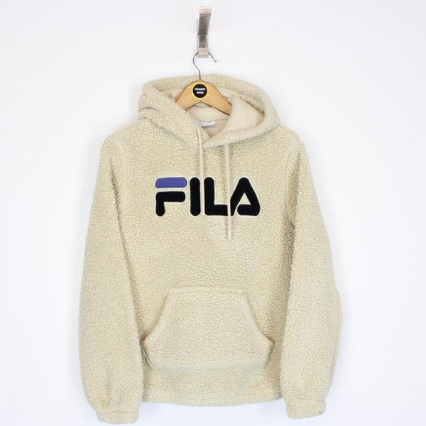 Fila Sherpa Fleece Hoodie Small Freshmans Archive