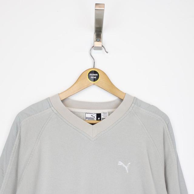 Vintage 90s Puma Grey Sweatshirt Jumper