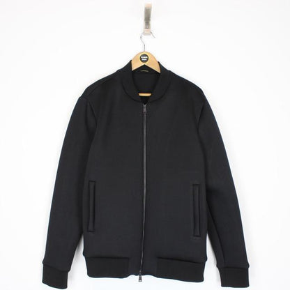 Fendi Black and Yellow Full Zip Bomber Jacket