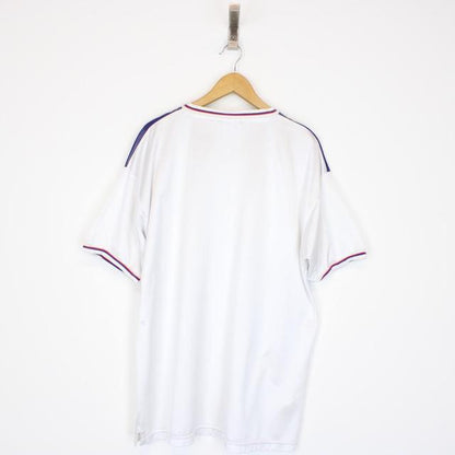 England 1982 Score Draw Remake White Home Short Sleeve Football Shirt