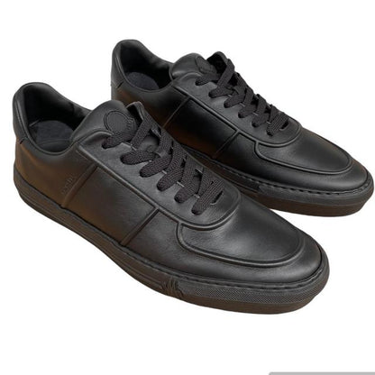Moncler Black Neue York Leather Trainers