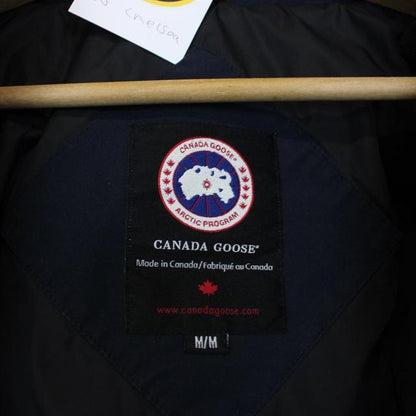 Canada Goose Navy Blue Chelsea Parka Heritage Down Jacket