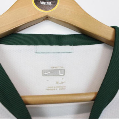 Nike Werder Bremen 2016/17 White and Orange Striped Short Sleeve Home Football