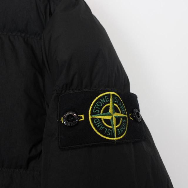 Stone Island AW 2024 Black Garment Dyed Crinkle Reps R-NY Down Puffer Jacket